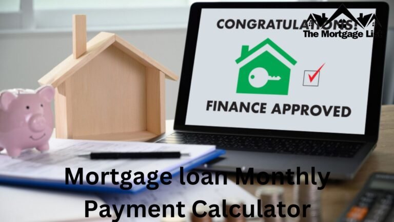 Mortgage loan Monthly Payment Calculator